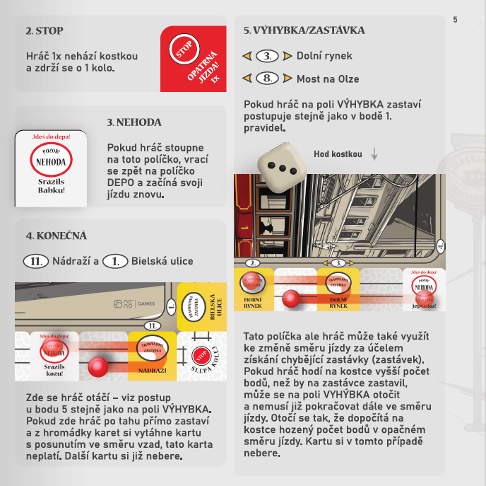 Pravidla hry - speciální hody a konec hry_str5
